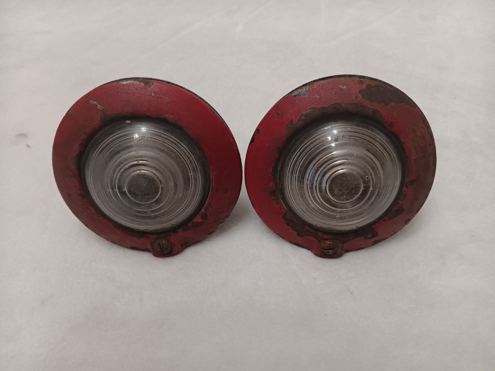 ** (2) Vintage 1940\'s 1950\'s Dodge Truck Jeep Willys DODAM Parking Signal Lights ** (2) Vintage 1940\'s 1950\'s Dodge Truck Jeep Willys DODAM Parking Signal Lights