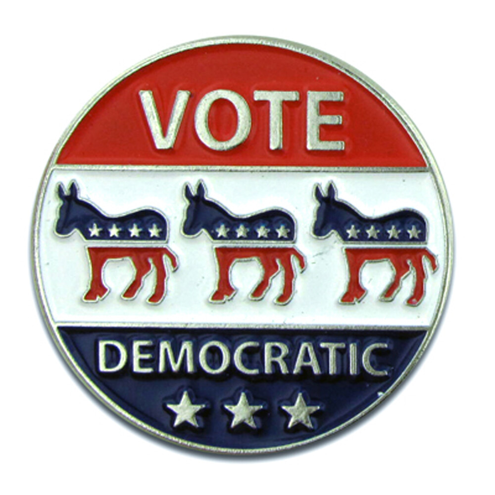 PinMart\'s Vote Democratic Donkey Political Patriotic Lapel Pin