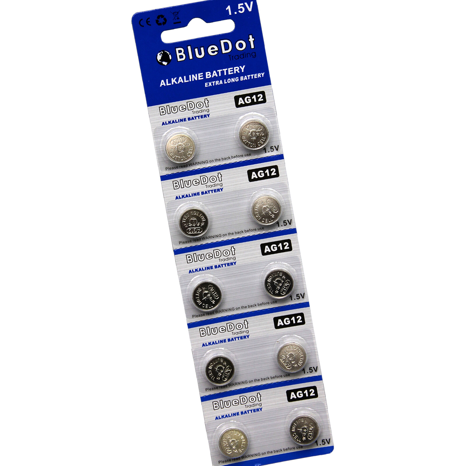 10 Pk AG12 LR43 386 301 L1142 LR1142 D301 D386 Alkaline Button Cell Battery