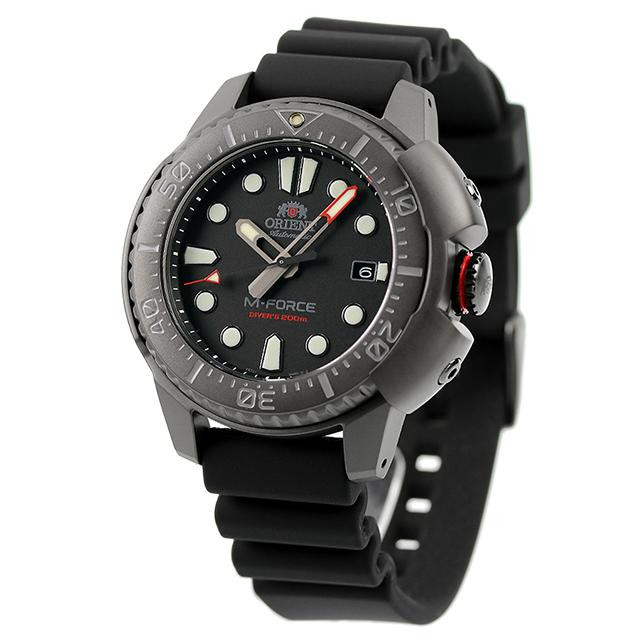 Orient Automatic Diver Sapphire RN-AC0L03B M-Force Black Dial Watch