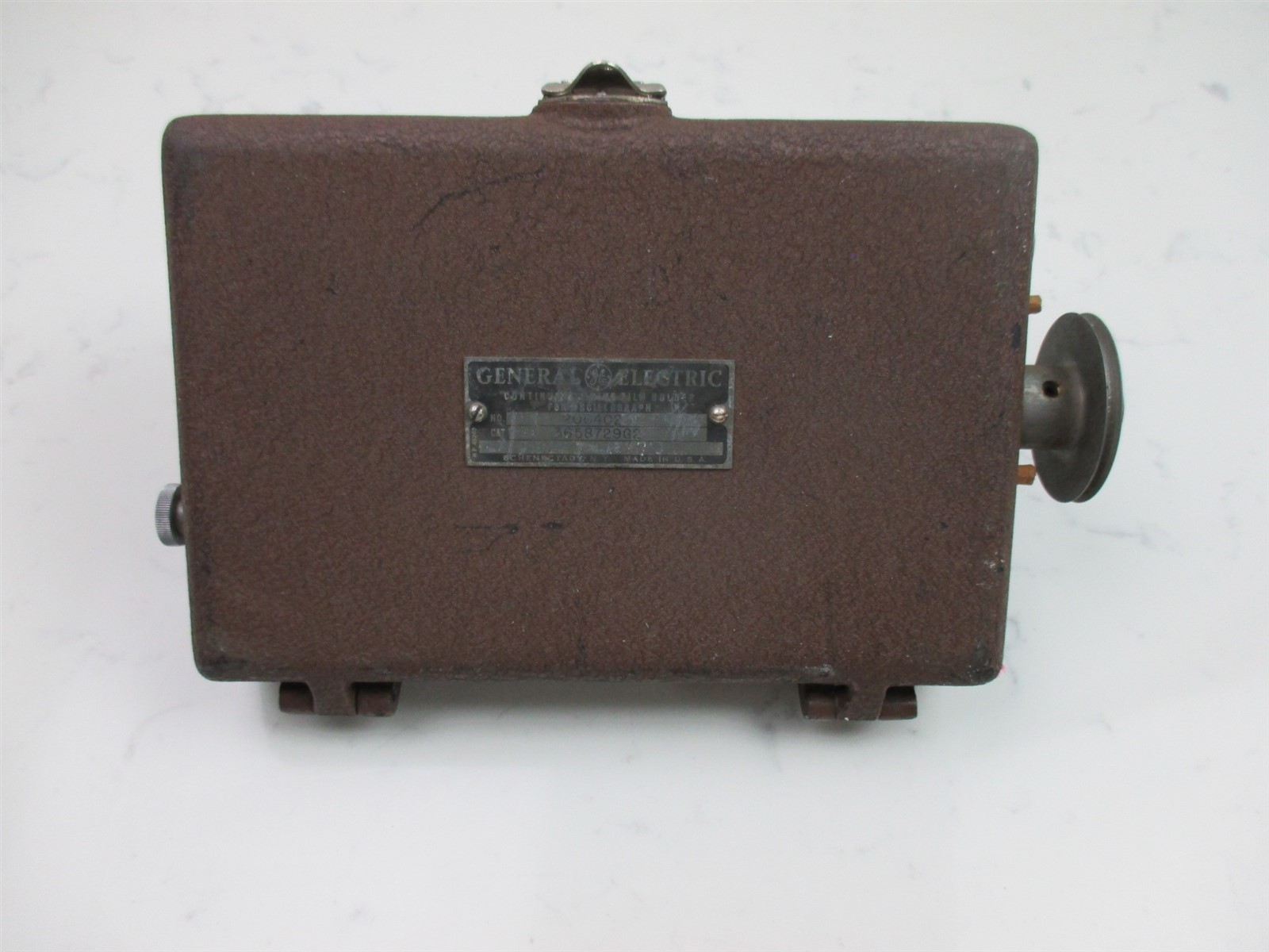 Vintage GE General Electric Continuous Drive Film Holder Oscillograph 2004025