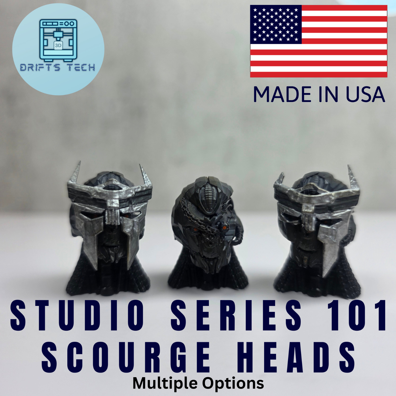 Upgrade Kit Heads for Studio Series 101 Rise of the Beasts Leader Class Scourge