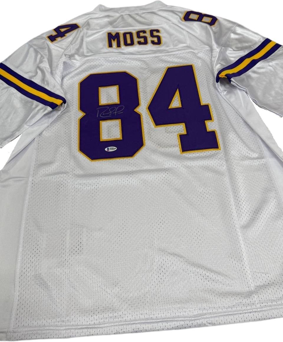Randy Moss #84 Signed Minnesota Vikings Jersey Beckett Randy Moss #84 Signed Minnesota Vikings Jersey Beckett