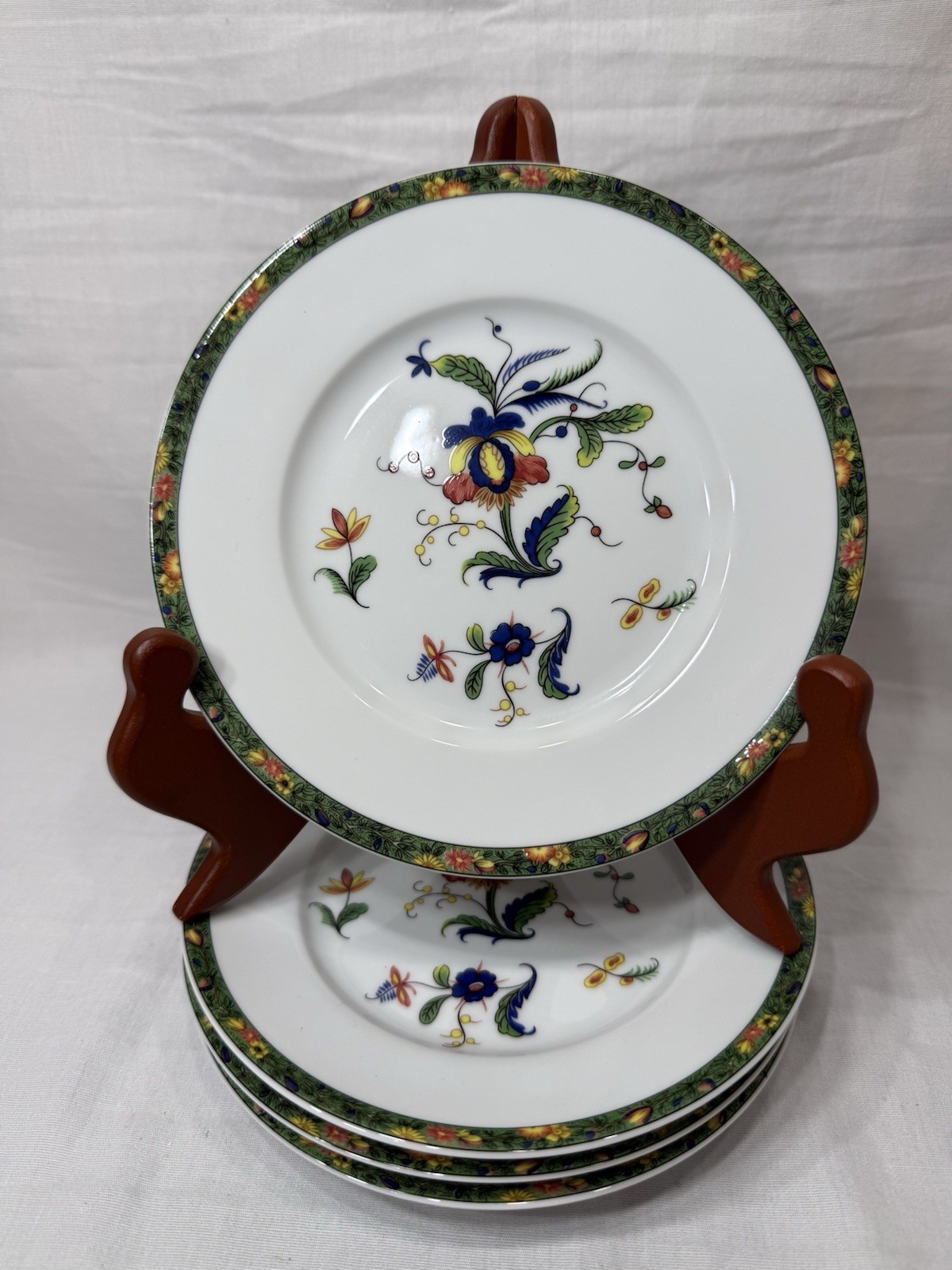 Set Of 4 Raynaud Ceralene Louviers Limoges Bread And Butter Plates 6 1/2”