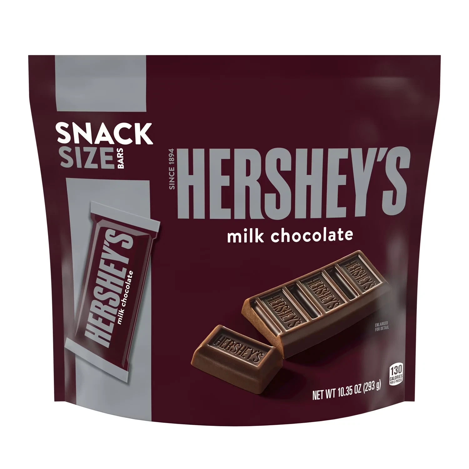 Hershey\'s Original Milk Chocolate Snack Size Candy Bag 10.35 oz Party Treat Hershey\'s Original Milk Chocolate Snack Size Candy Bag 10.35 oz Party Treat