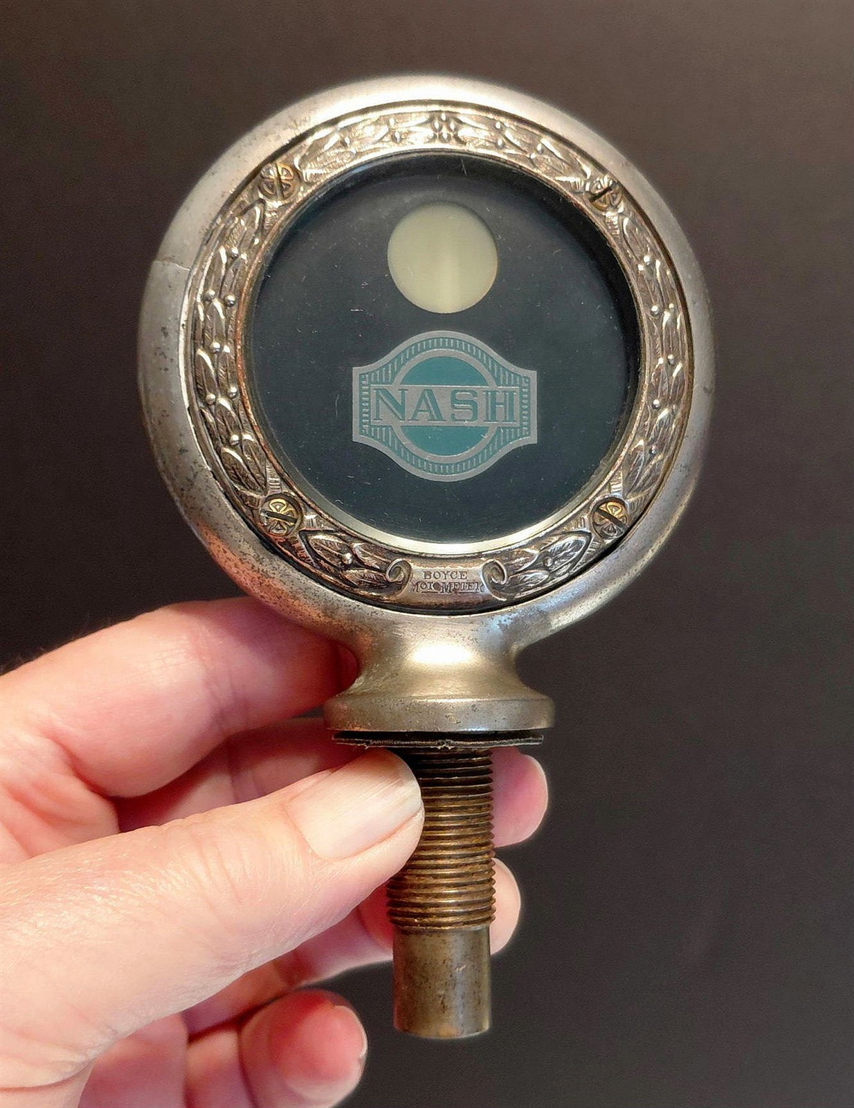 Original NASH Boyce Motometer Standard Deluxe RARE and NICE IT WORKS 