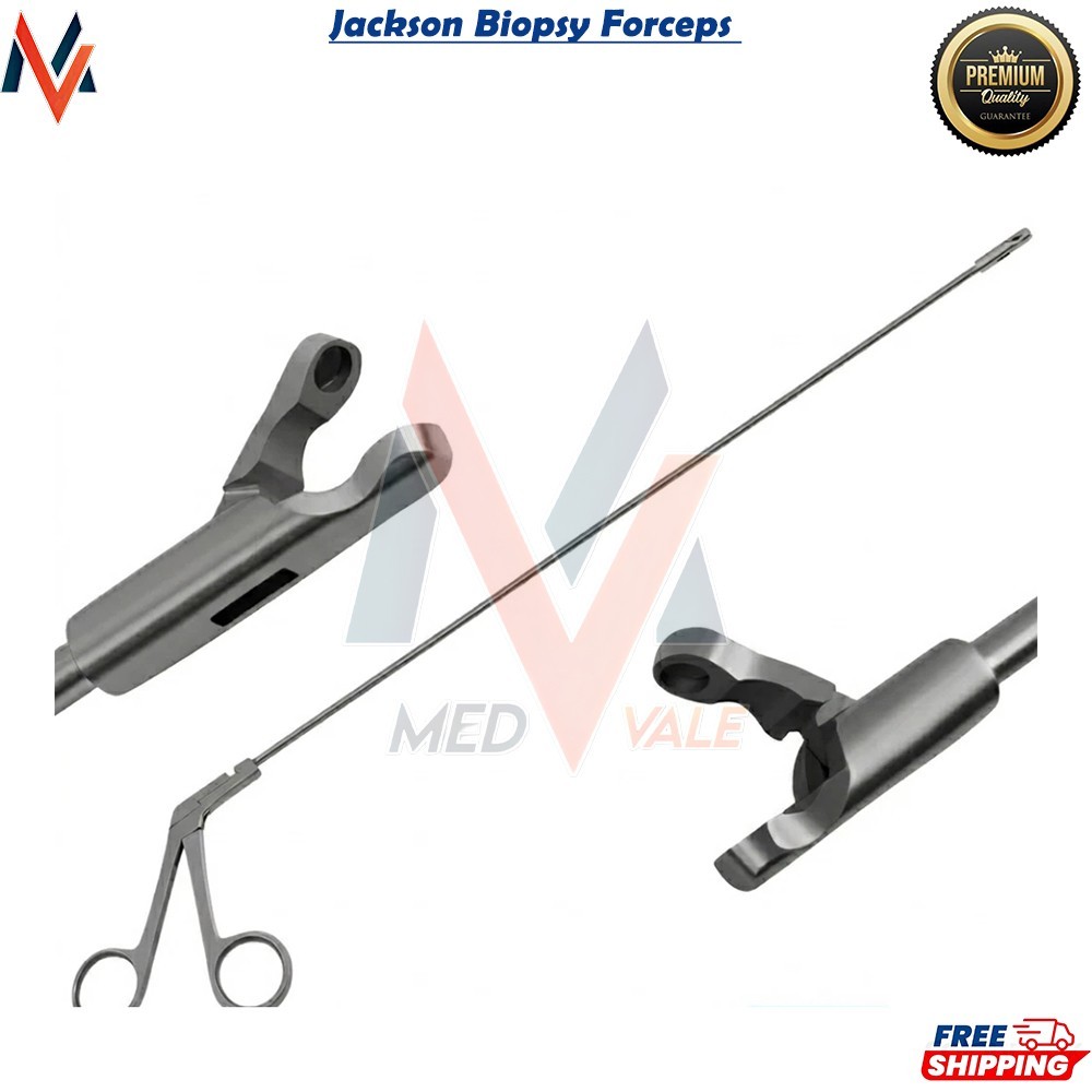 Jackson Biopsy Forceps Circular Cup Jaw 4mm Bite Tip to Shoulder Length 50 cm