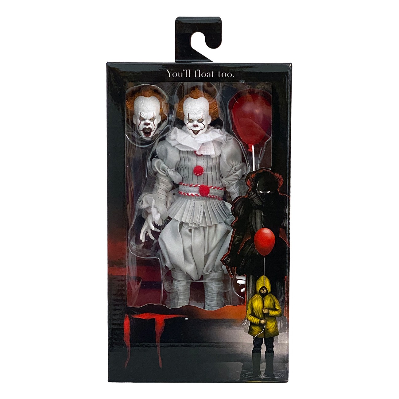 NECA IT (2017) Pennywise the Clown - 8-Inch Clothed Action Figure - NEW / MIP