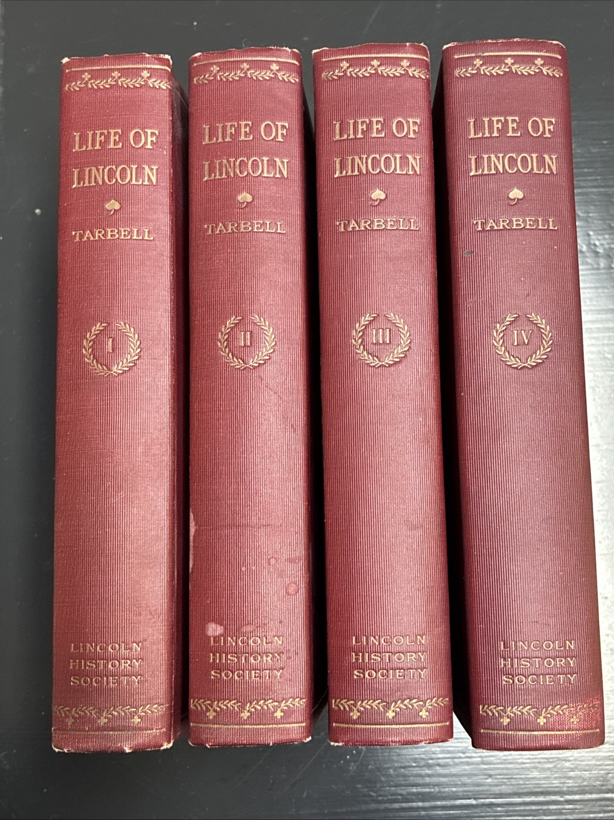 Life Of Abraham Lincoln By Ida M. Tarbell Vol. 1-4 1924