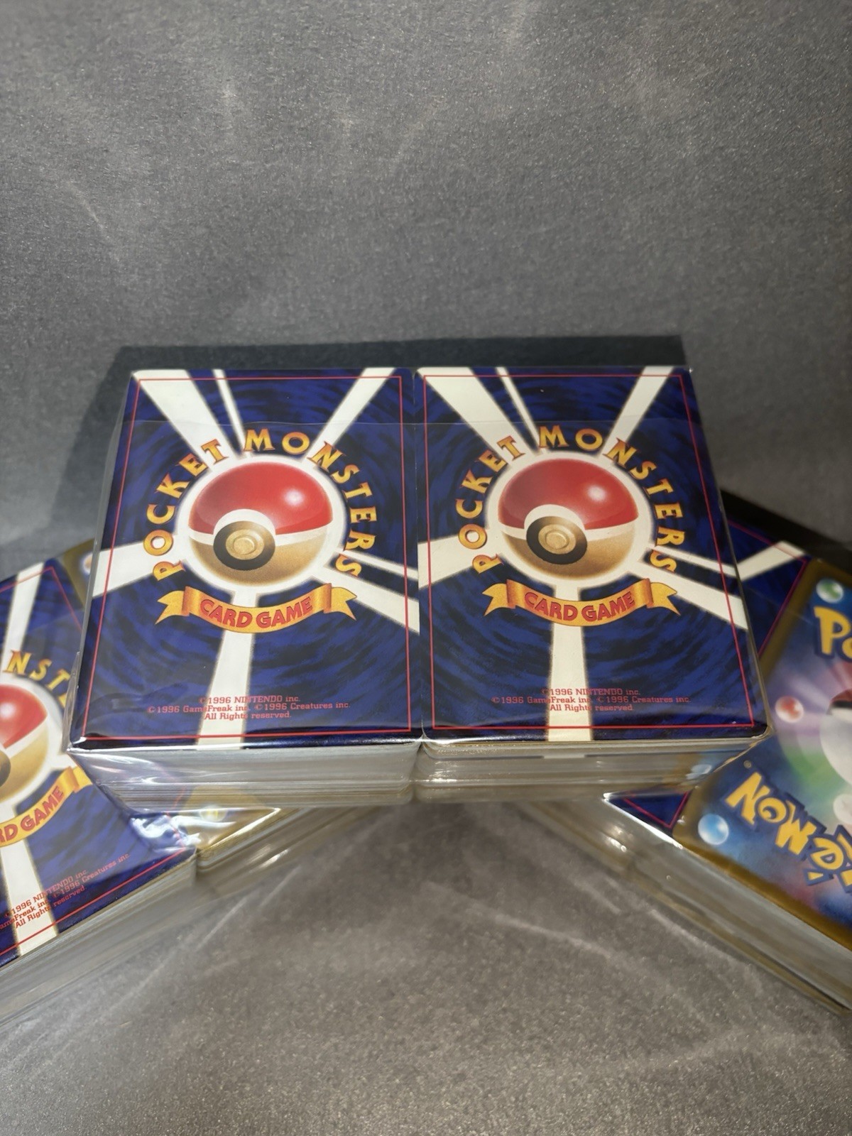 1000pcs Pokemon Cards Japanese Bulk Lot - Some Vintage Old Back & Holo