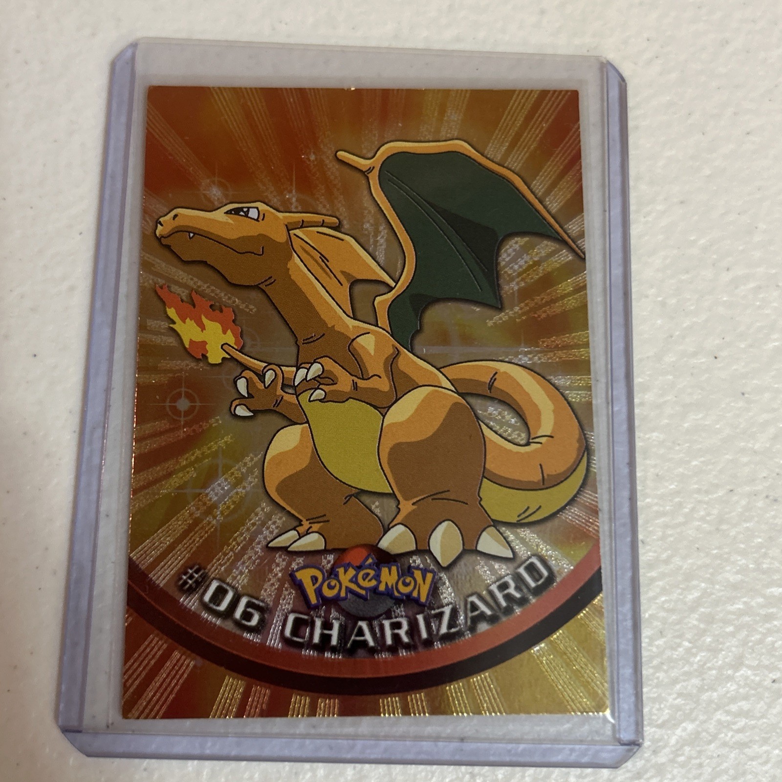Topps 2000 Pokemon Charizard #06 Holo Foil Topps 2000 Pokemon Charizard #06 Holo Foil