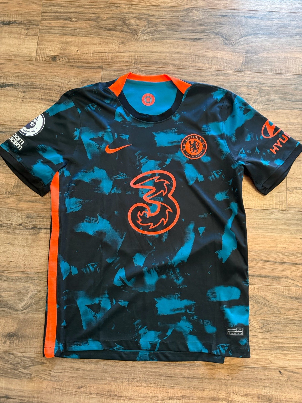 Chelsea FC Christian Pulisic Jersey Mens Large Premier League Nike 21/22 Third Chelsea FC Christian Pulisic Jersey Mens Large Premier League Nike 21/22 Third