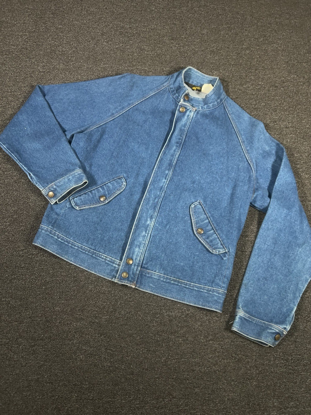 Vintage Wrangler No Fault Denim Jacket Men’s Medium 70s Blue Bi Swing USA Made