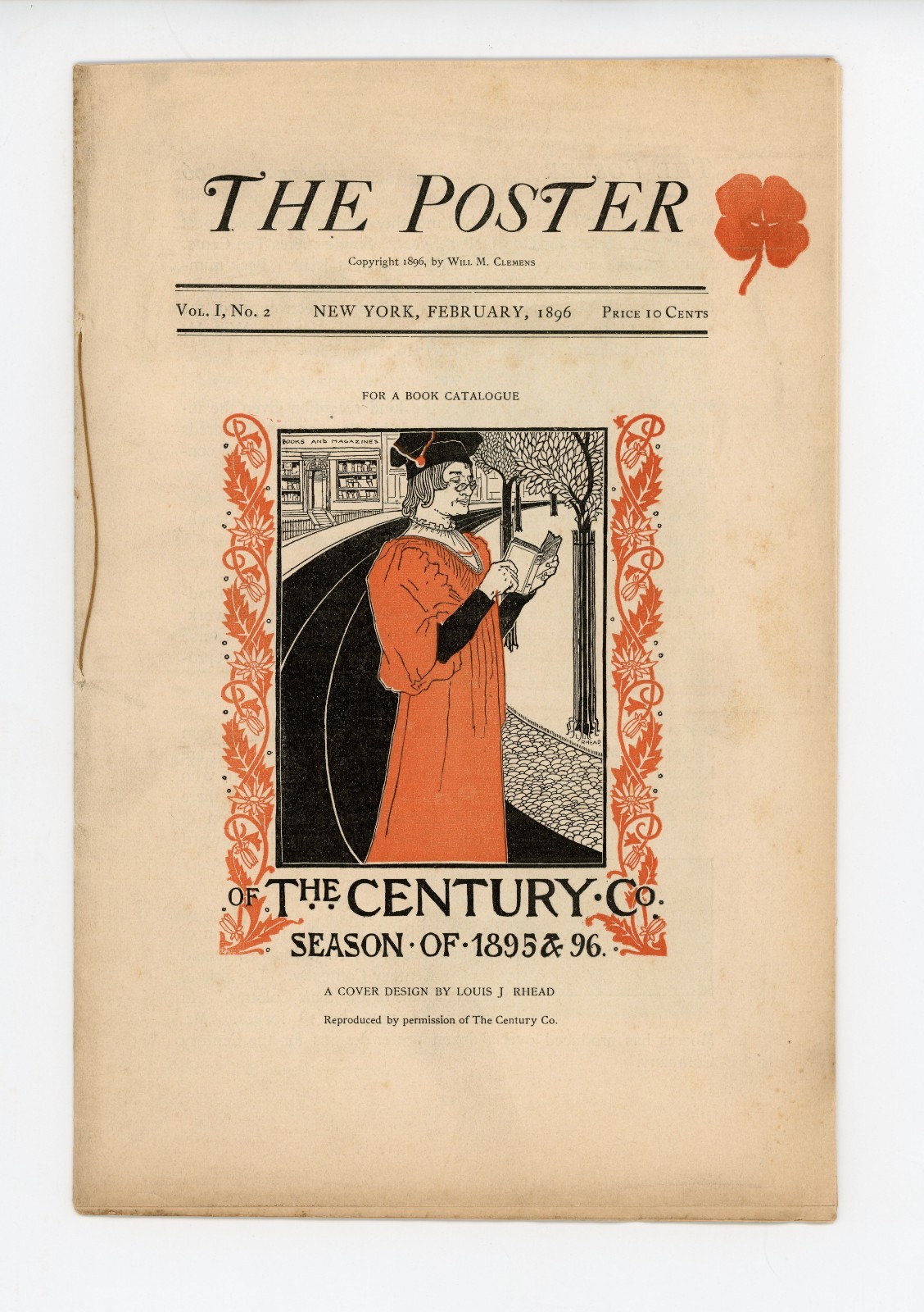 The Poster Magazine, Issue 2, Feb 1896, American Art Nouveau Poster Artists