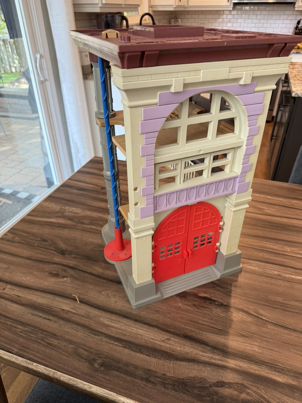 VTG 1987 The Real GhostBusters Firehouse Headquarters Kenner INCOMPLETE AS IS