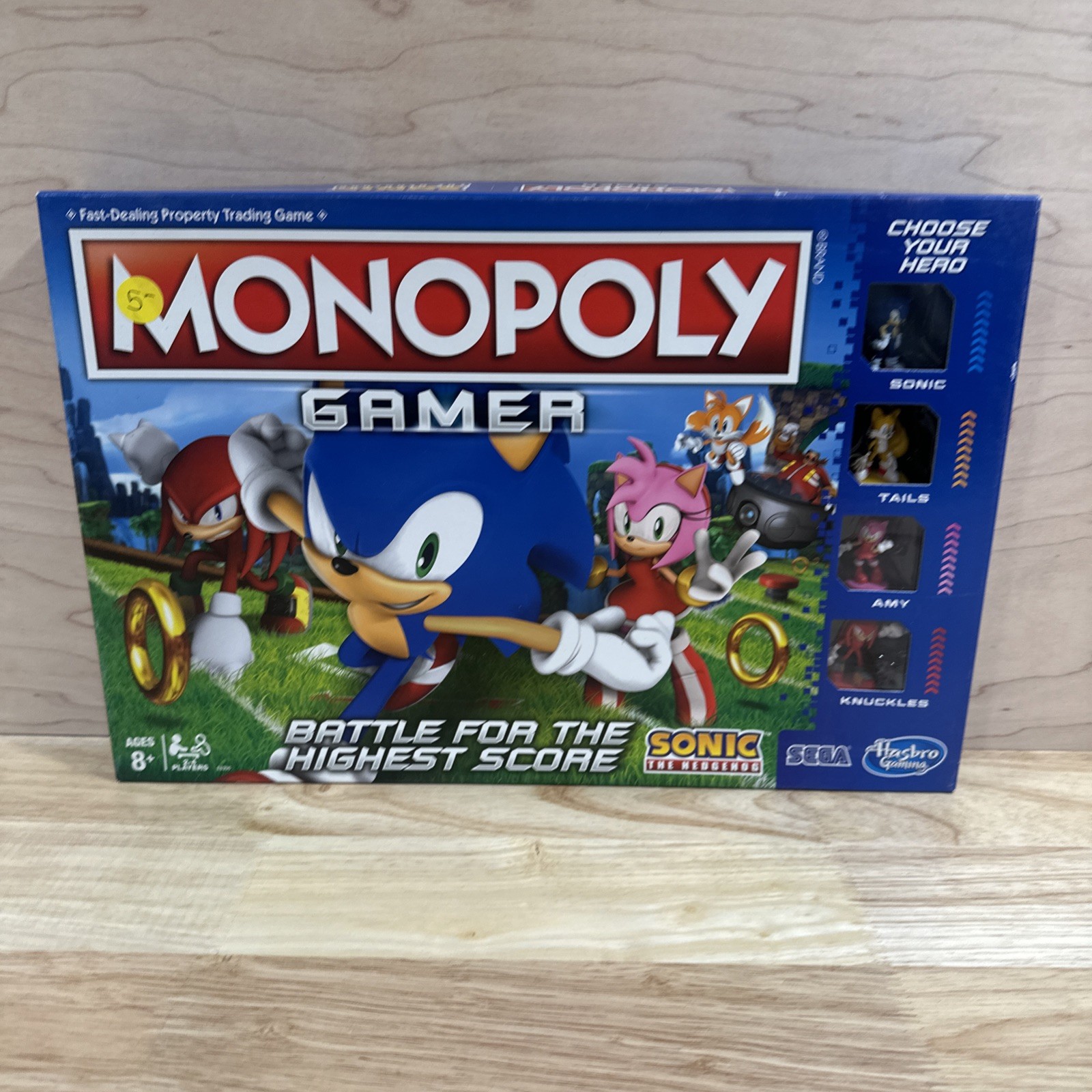 Monopoly Gamer Board Game Sonic The Hedgehog Edition Hasbro Parker Brothers Monopoly Gamer Board Game Sonic The Hedgehog Edition Hasbro Parker Brothers