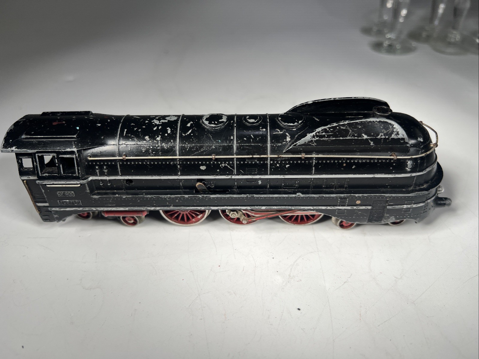 Vintage Märklin HO SK800  Steam Locomotive 3 Dome 1952 & 1958 Weighs 2lbs