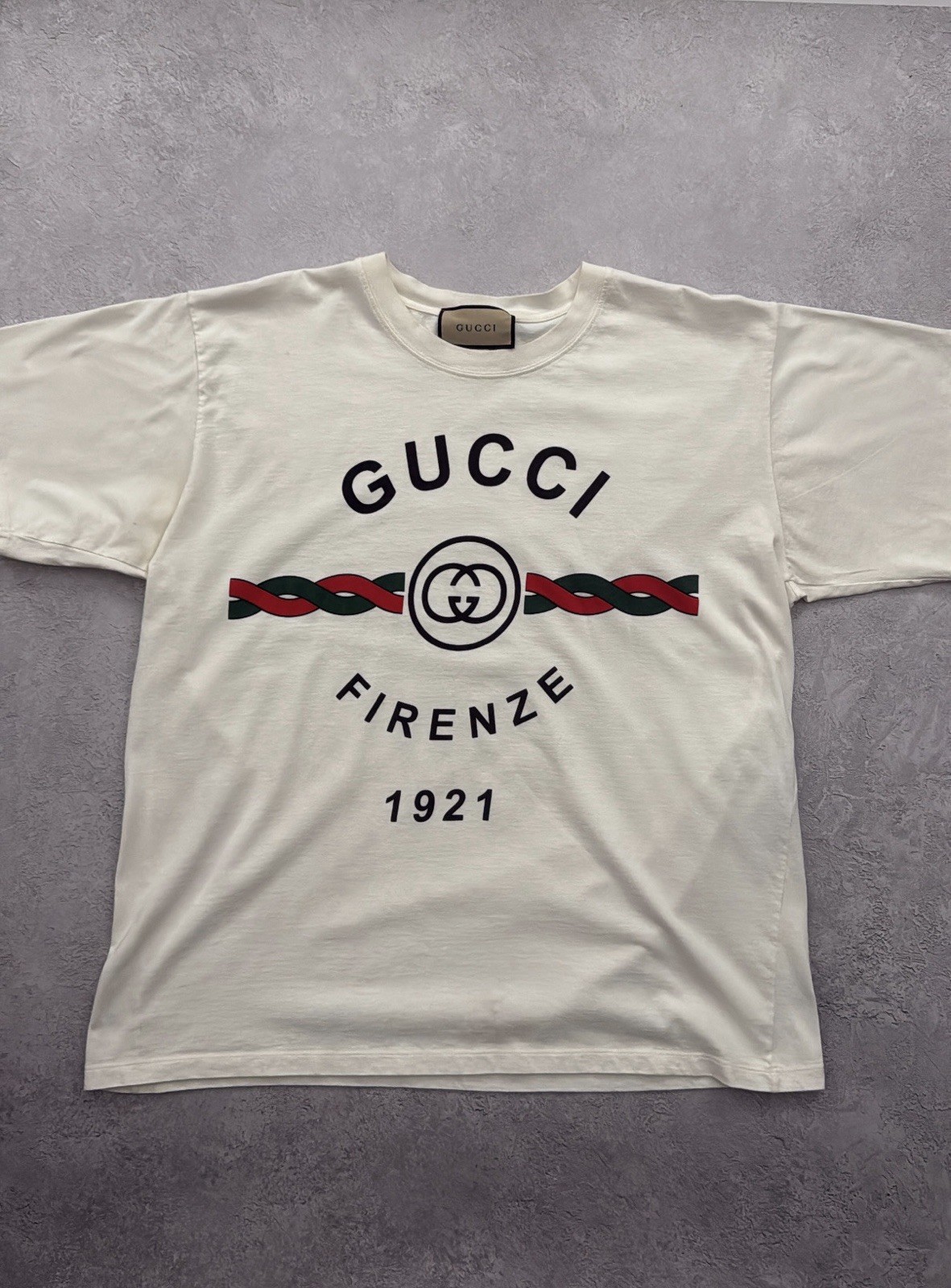 Gucci Firenze 1921 T-Shirt \'White\' Gucci Firenze 1921 T-Shirt \'White\'