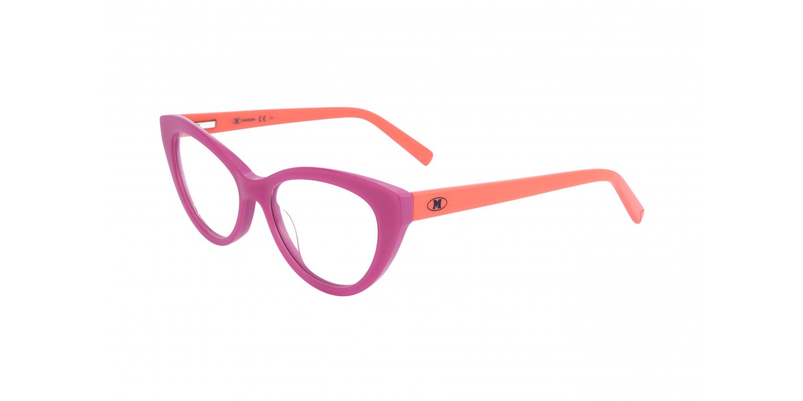 M Missoni MMI 0076 Pink Orange Eyeglasses 50/15/135 Women