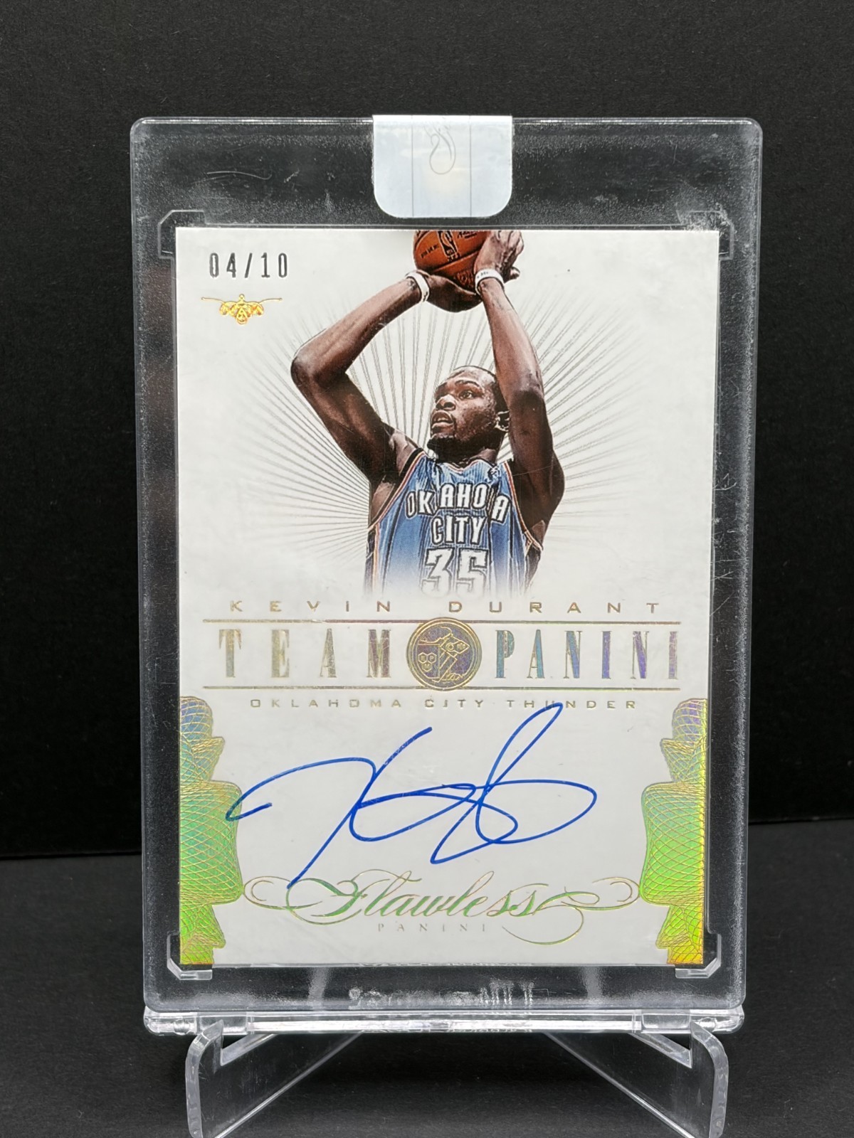 2013-14 Panini Flawless - Team Panini Autographs Kevin Durant #TM-KD5 /10 (AU)
