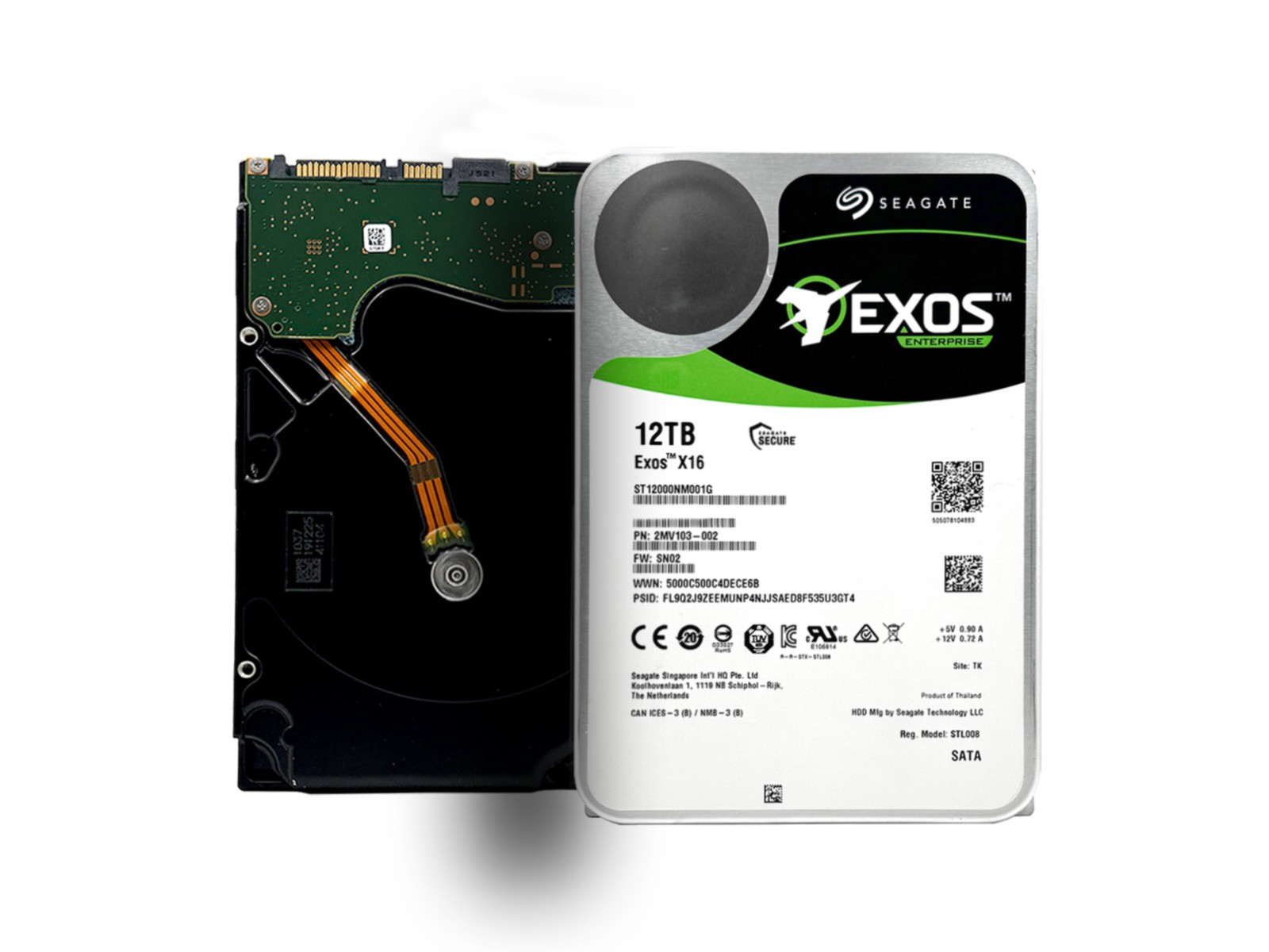 Seagate Exos X16 ST12000NM001G 12TB 256MB 7200RPM 3.5