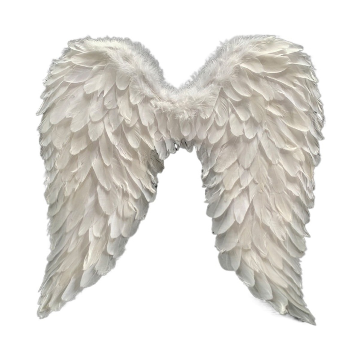 White Angel Wings Halloween Costume Wings with Adjustable Straps for Theme Party