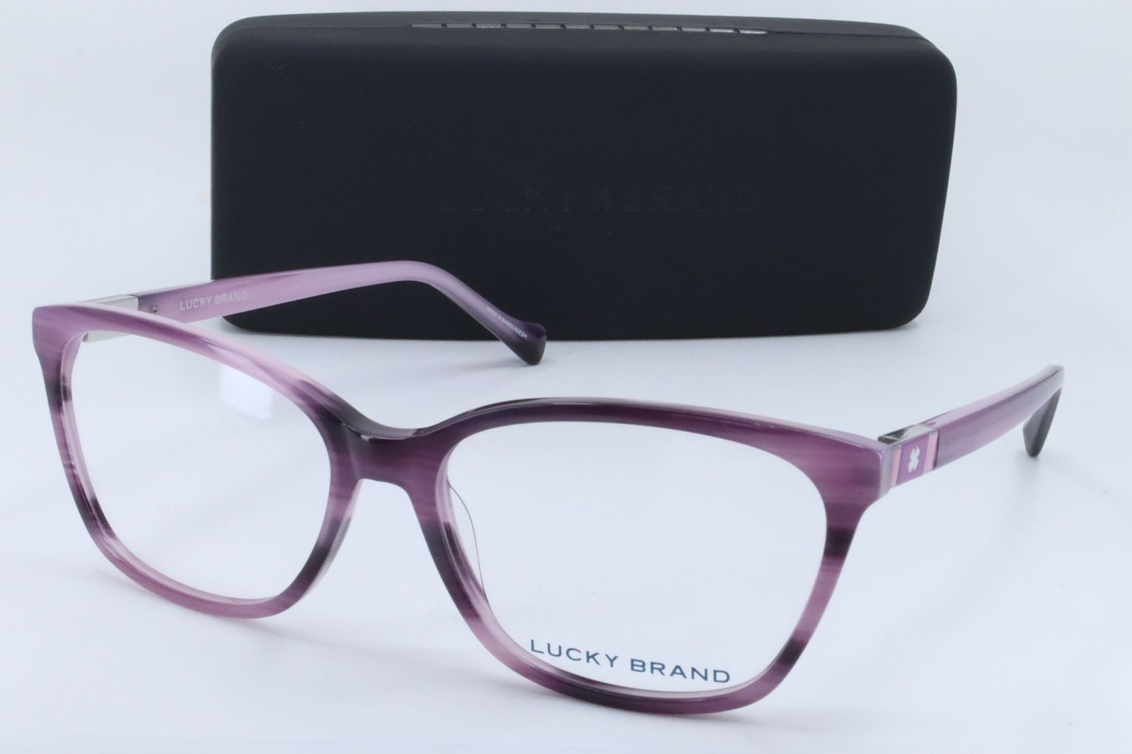 Lucky Brand VLBD241 Purple Square Women Full Rim 55-15-140 Eyeglasses Frames