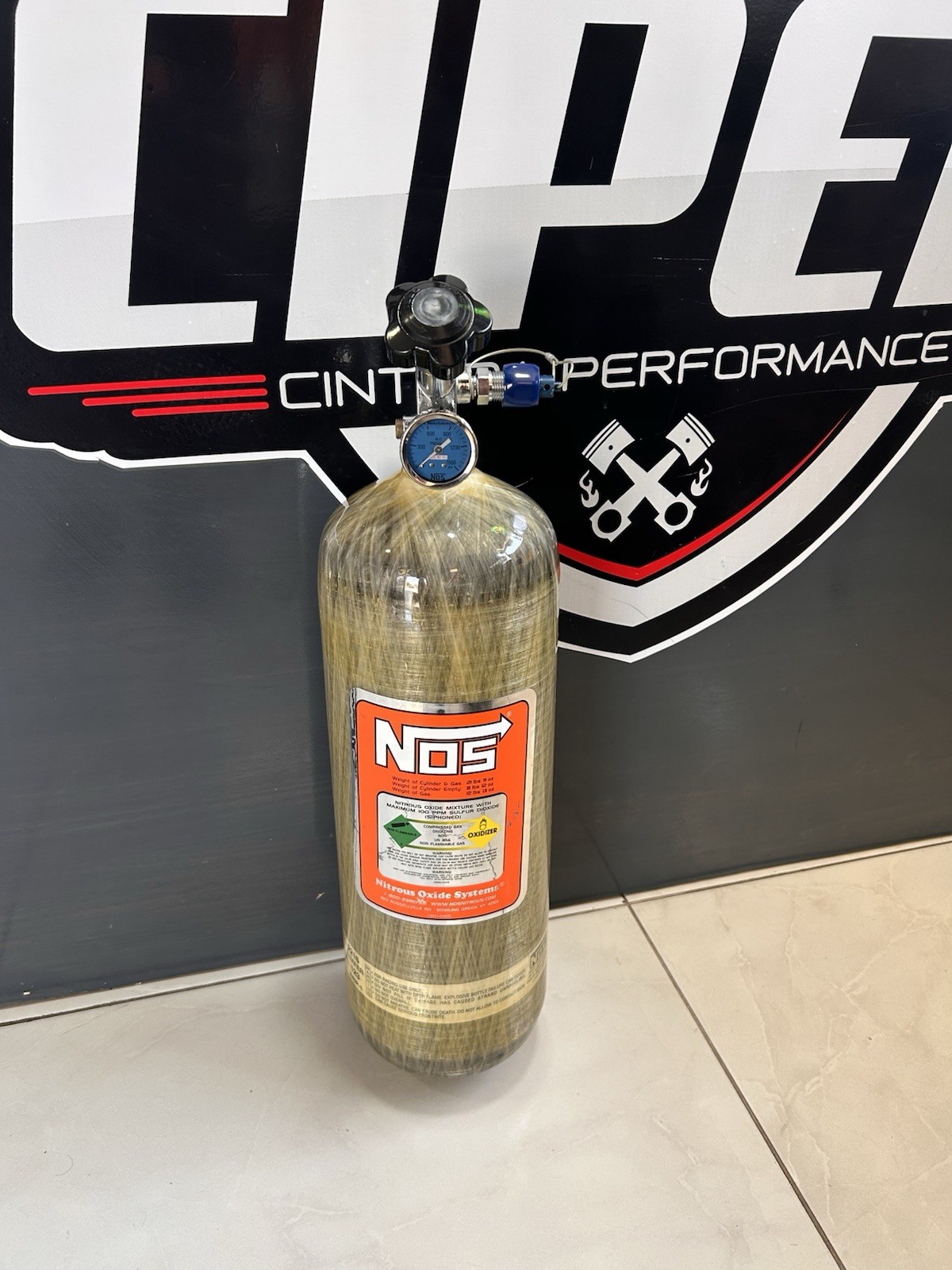 NOS Nitrous Bottle Carbon Fiber 12.8 Lb 14748NOS SUPER HI FLOW NOS Nitrous Bottle Carbon Fiber 12.8 Lb 14748NOS SUPER HI FLOW