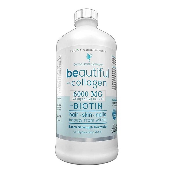 Earth\'s Creation Beautiful Liquid Collagen 6000 mg 16 fl oz