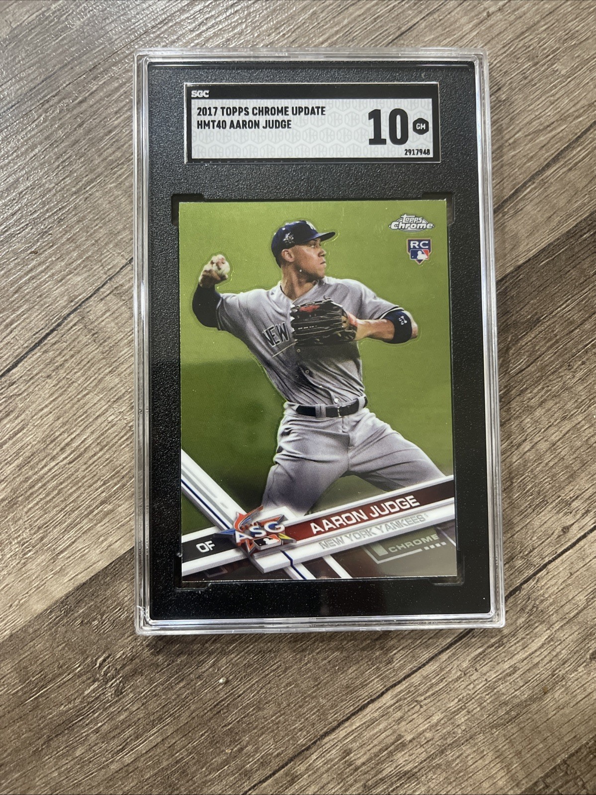 2017 Topps Chrome Update Aaron Judge RC SGC 10 Gem Mint