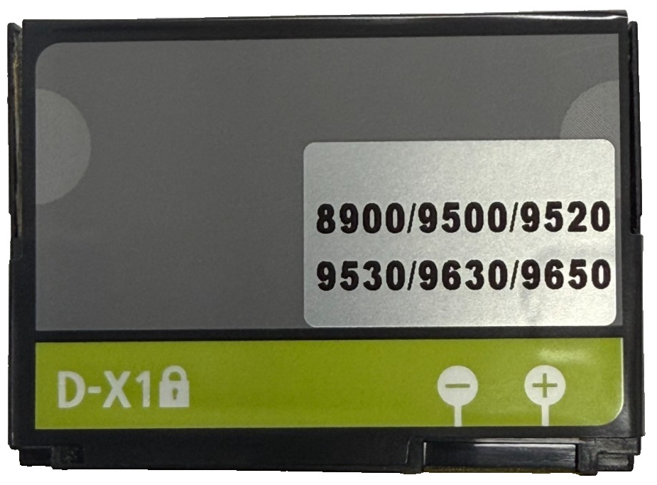 New Battery for BlackBerry DX1 DX-1 8900 9500 9530 9550 9630 9650 1430mAh