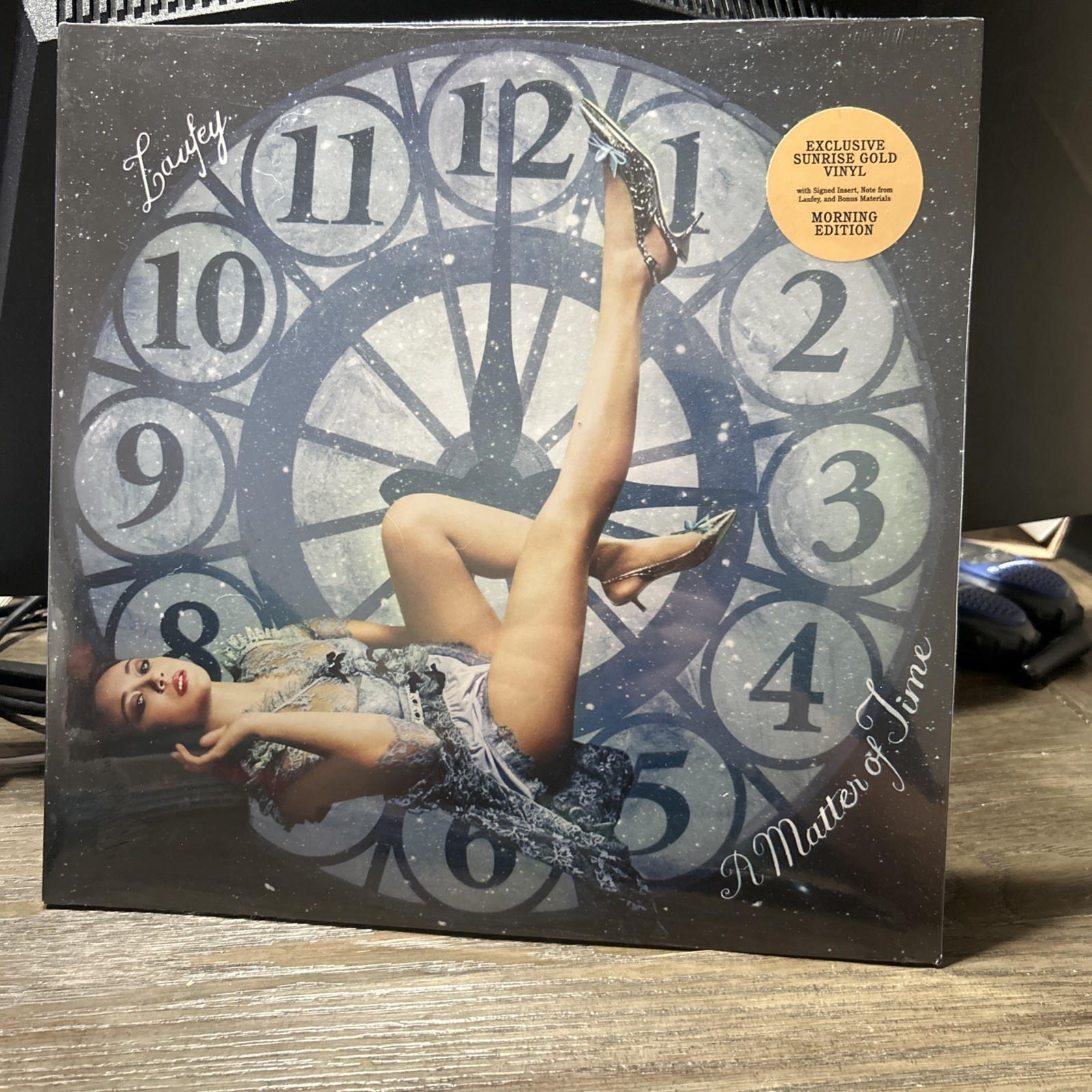 LAUFEY A Matter of Time Morning Edition Gold Vinyl Signed Autographed Sealed LAUFEY A Matter of Time Morning Edition Gold Vinyl Signed Autographed Sealed