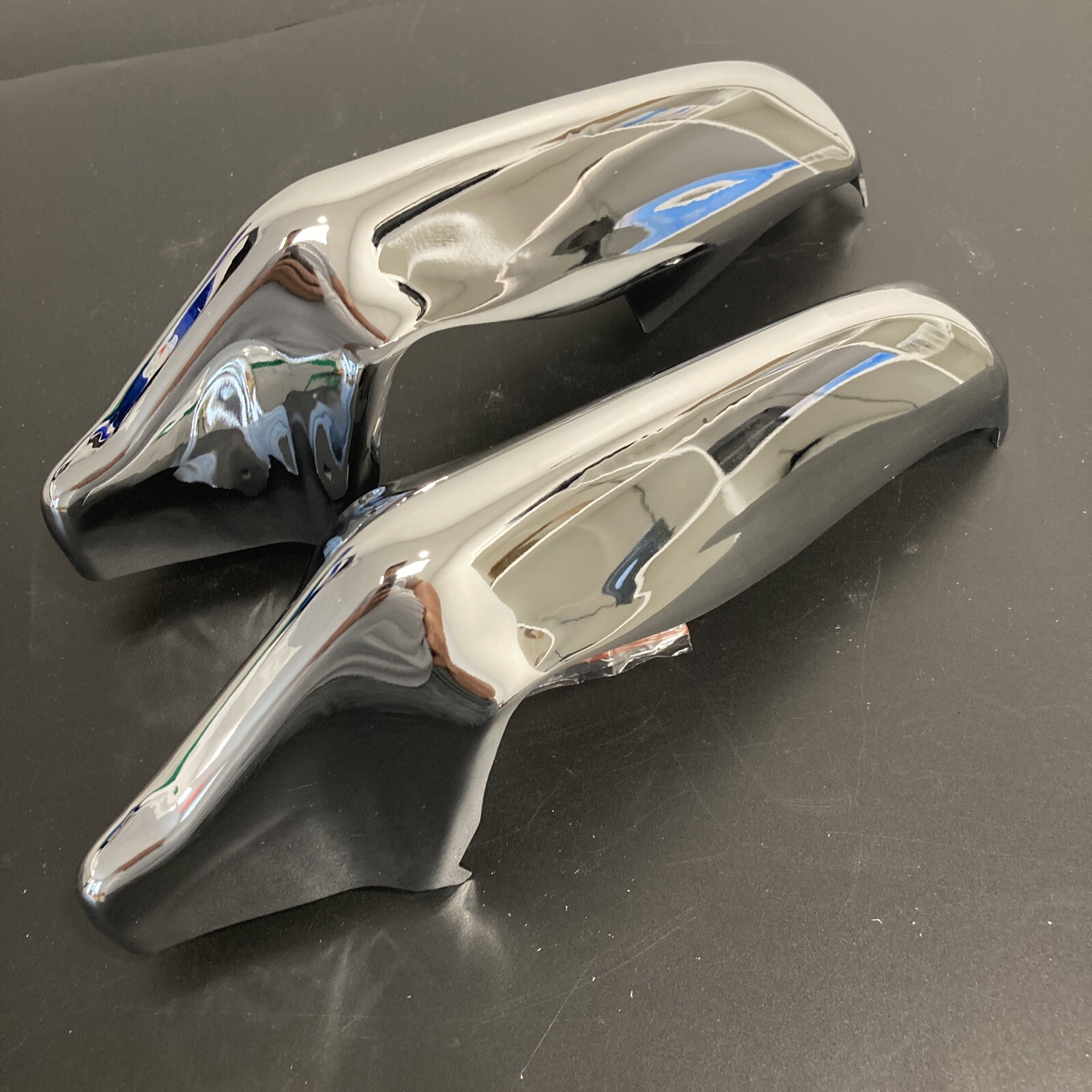 1963 63 Chevy Impala Chrom Rear Bumper Guard Pair
