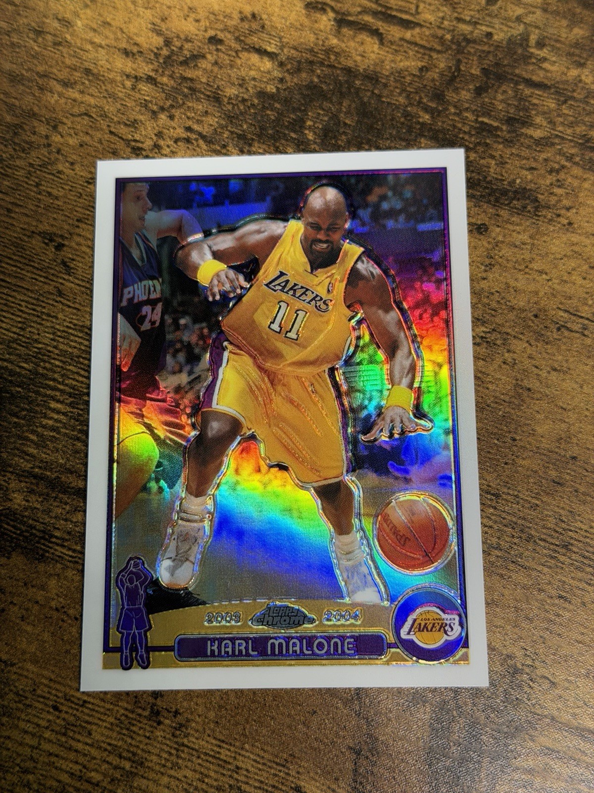 2003-04 Topps Chrome - Karl Malone #32 Refractor