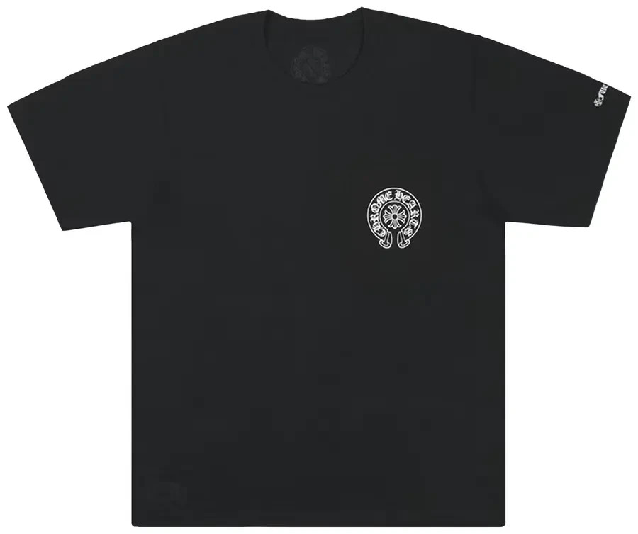 Chrome Hearts Horseshoe Logo Pocket T-Shirt \'Black\' (L) Chrome Hearts Horseshoe Logo Pocket T-Shirt \'Black\' (L)