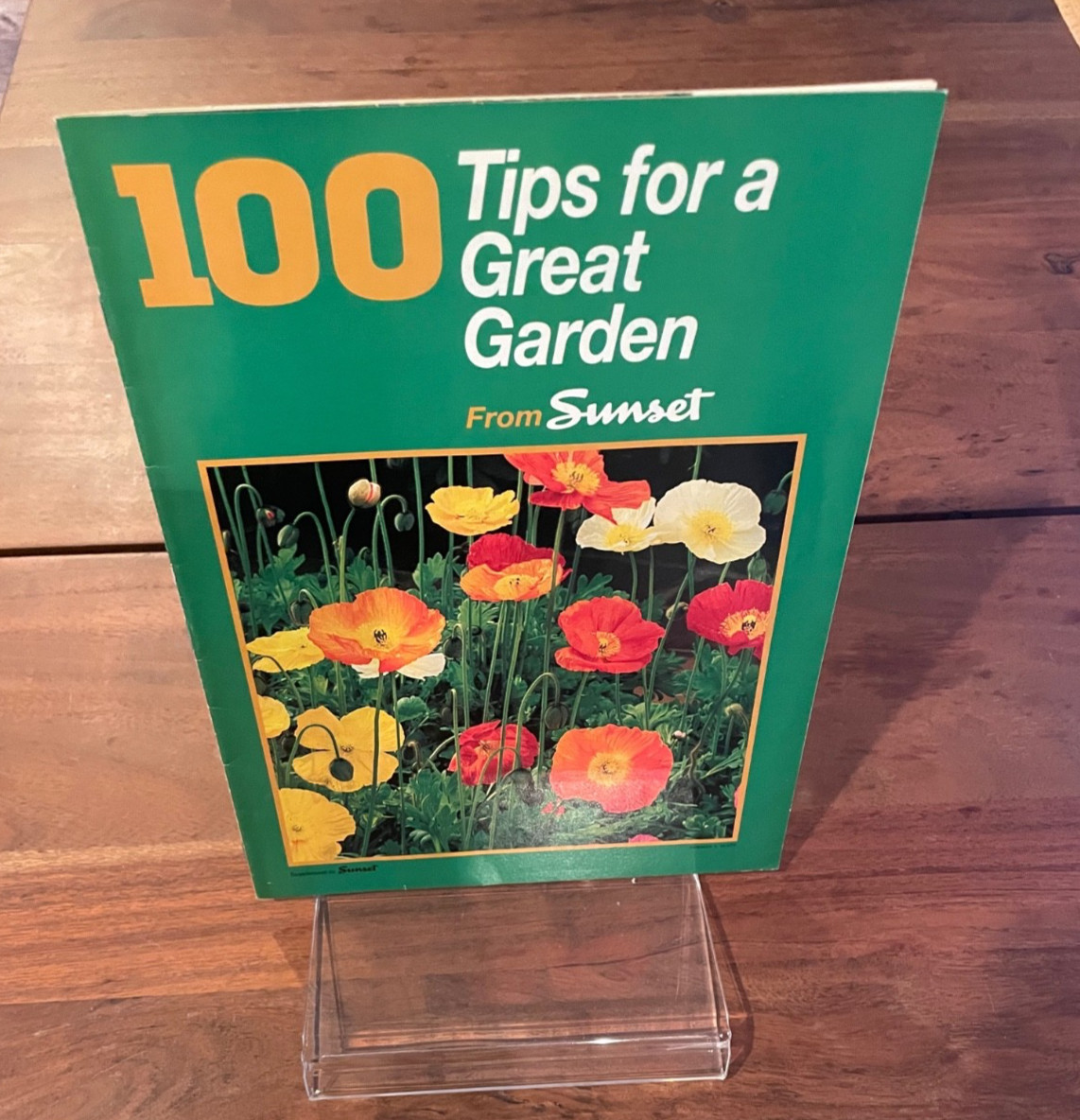 Vintage 1995 Sunset 100 Tips for a Great Garden Magazine Supplement