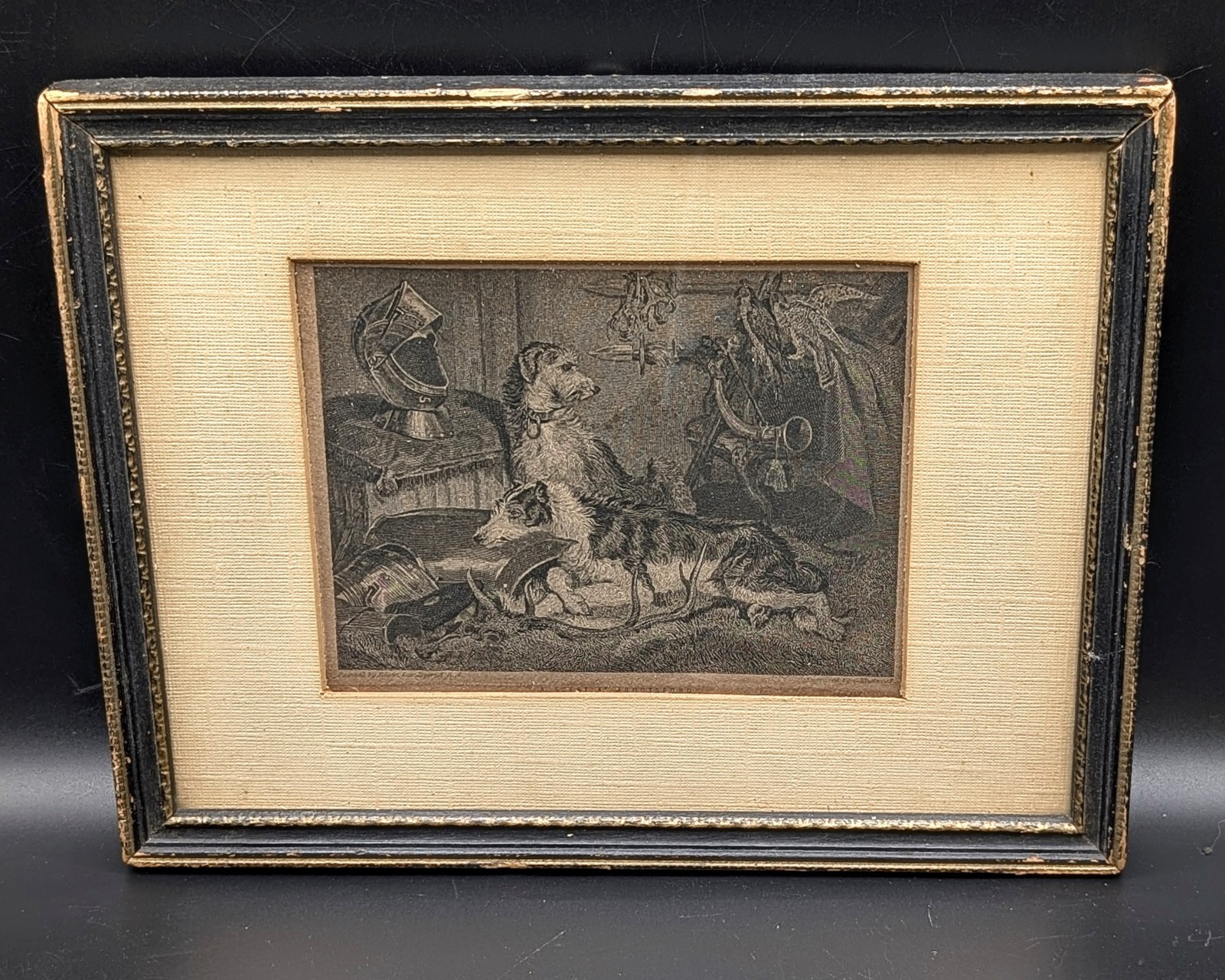 Antique 1853 Framed Steel Engraving \