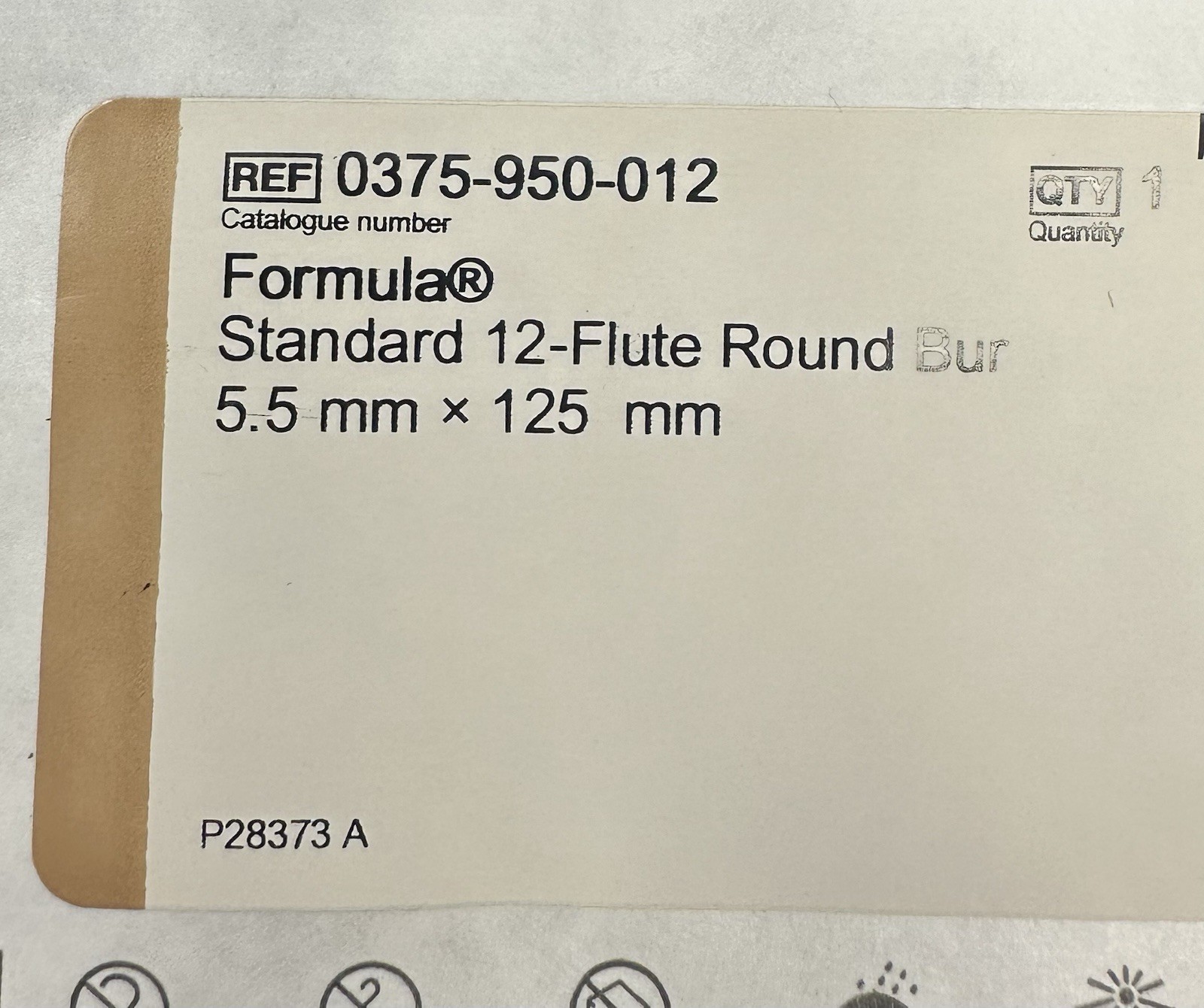 STRYKER 0375 950 012 BOX OF 5 STRYKER 0375 950 012 BOX OF 5