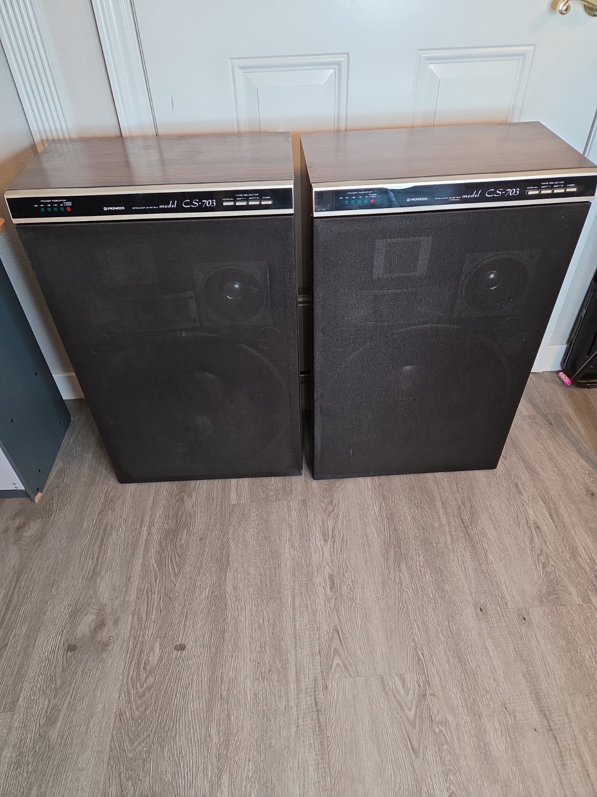 Pioneer CS-703 Speakers Tested Working 