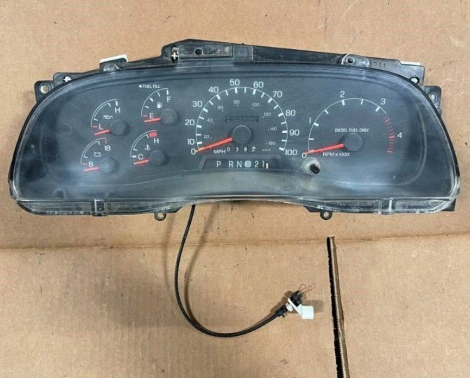 1999-2001 Ford F250 F350 F450 F550 Super Duty Diesel Speedometer Cluster MPH Oem