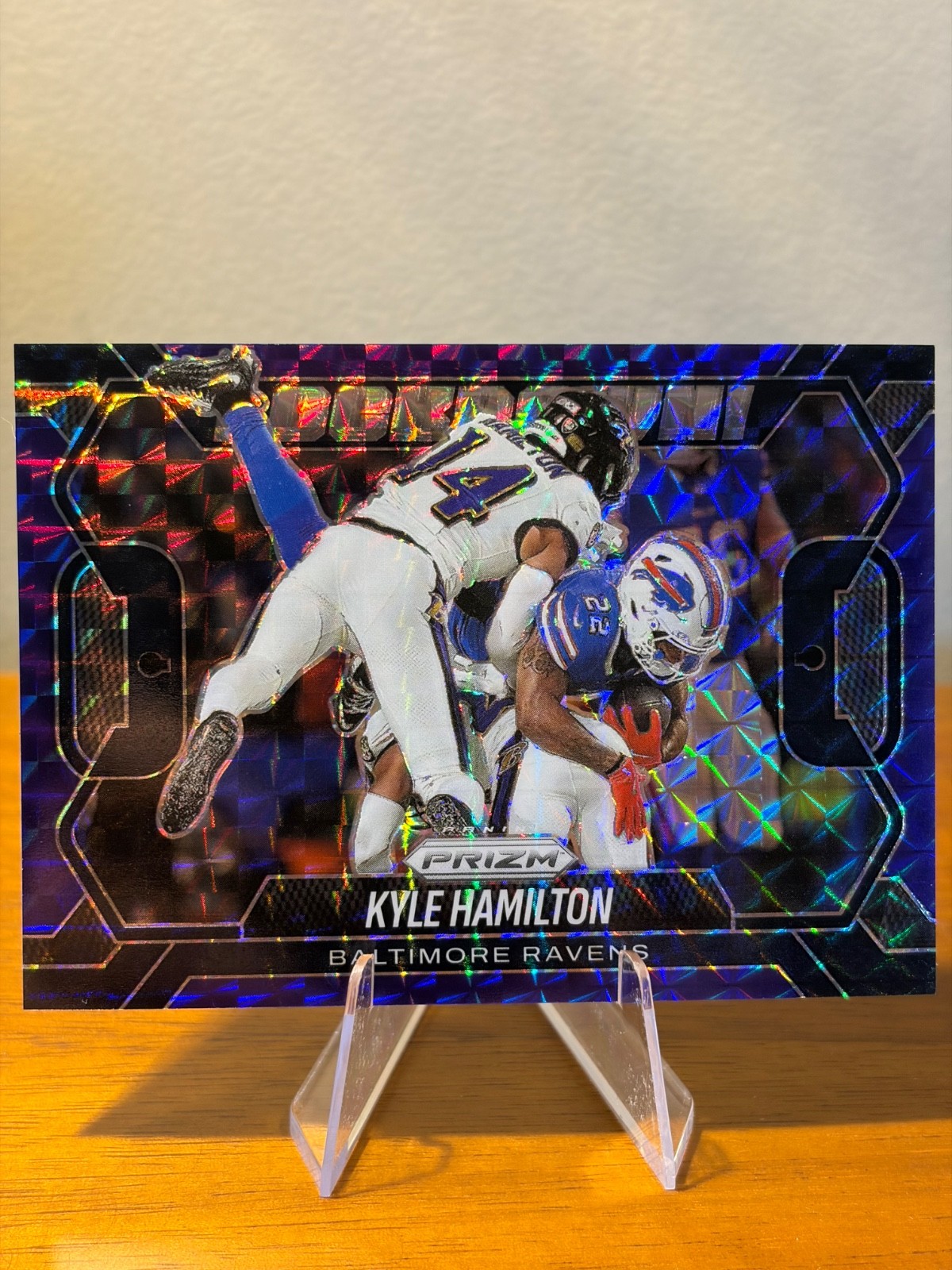 Panini Prizm 2025 Kyle Hamilton Lockdown Black Finite 1/1 Ravens