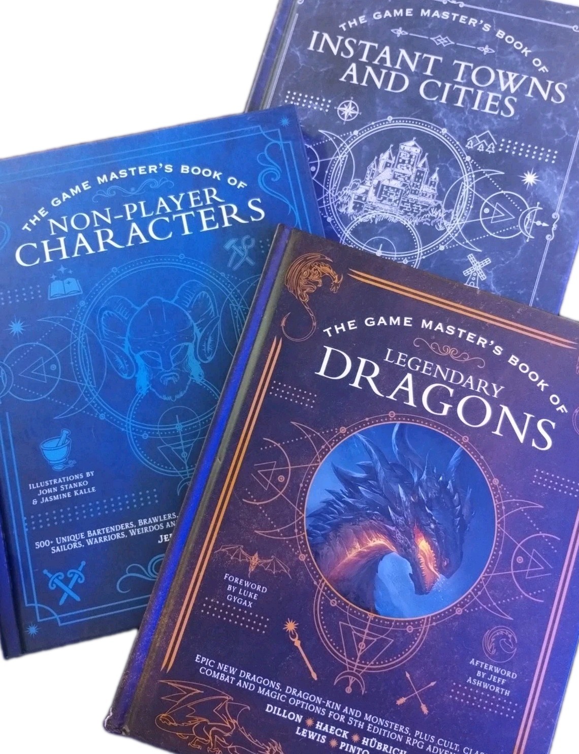 D&D 🎲 Dungeons & Dragons Game Master\'s Lot, 3 books: Dragons, Cities, & NPCs🐉