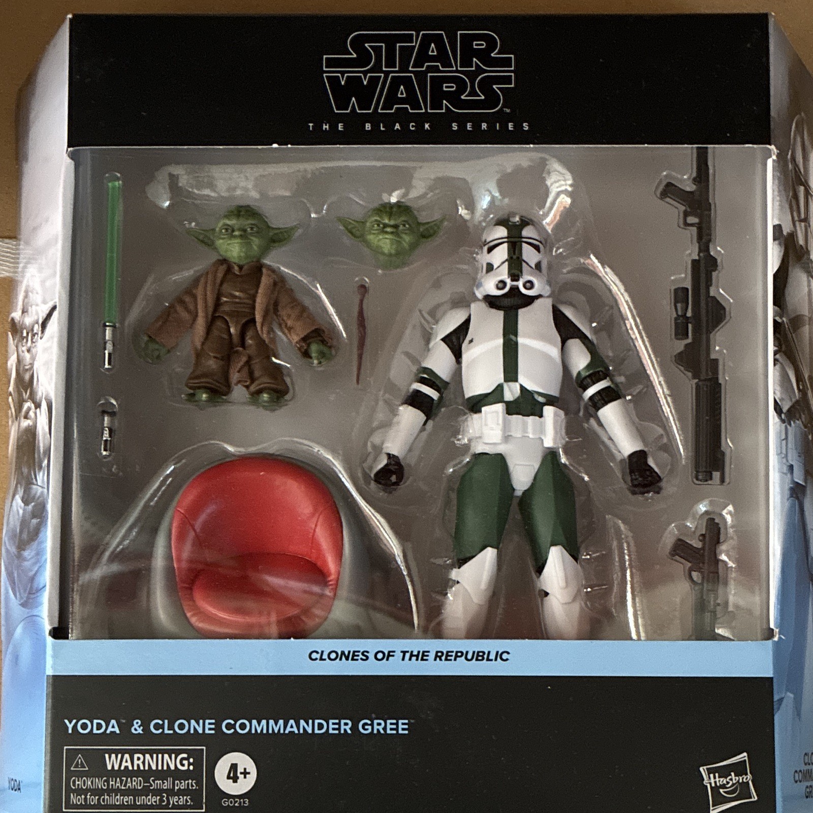 Hasbro Star Wars Pulse Black Series Yoda Commander Gree Clones of the Republic