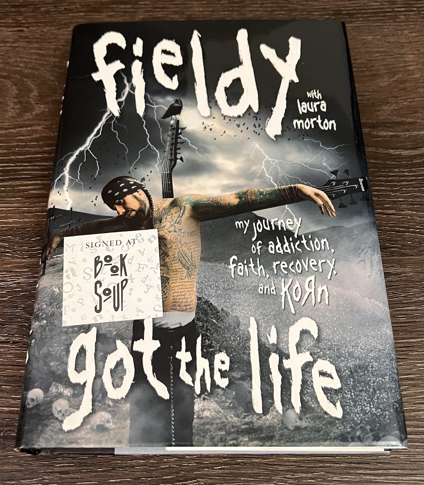 SIGNED Fieldy Got The Life Addiction Faith Recovery KORN 1st/1st As-New +Photo SIGNED Fieldy Got The Life Addiction Faith Recovery KORN 1st/1st As-New +Photo