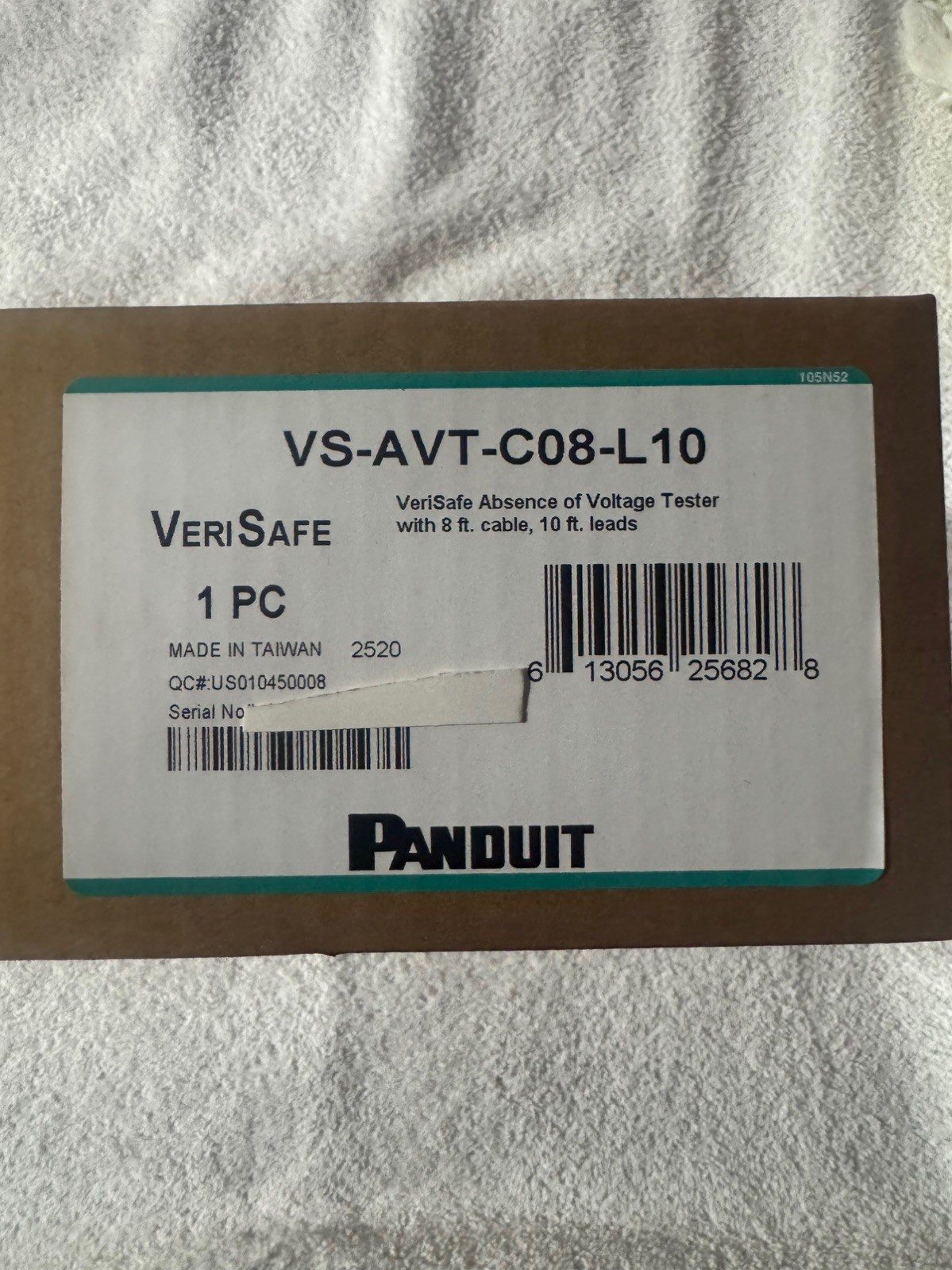 Panduit VS-AVT-C08-L10 VeriSafe Absence of Voltage Tester - New Sealed Surplus