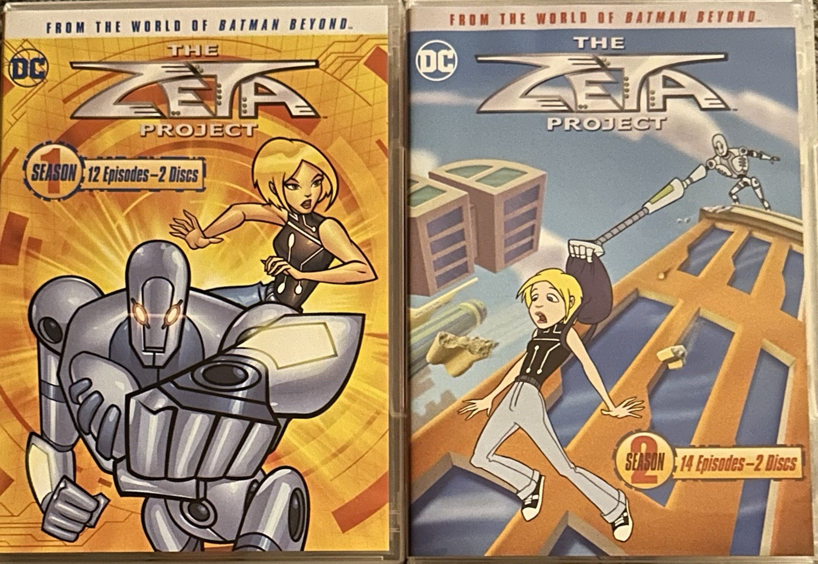 THE ZETA PROJECT: DVD COMPLETE SERIES- Season 1+2