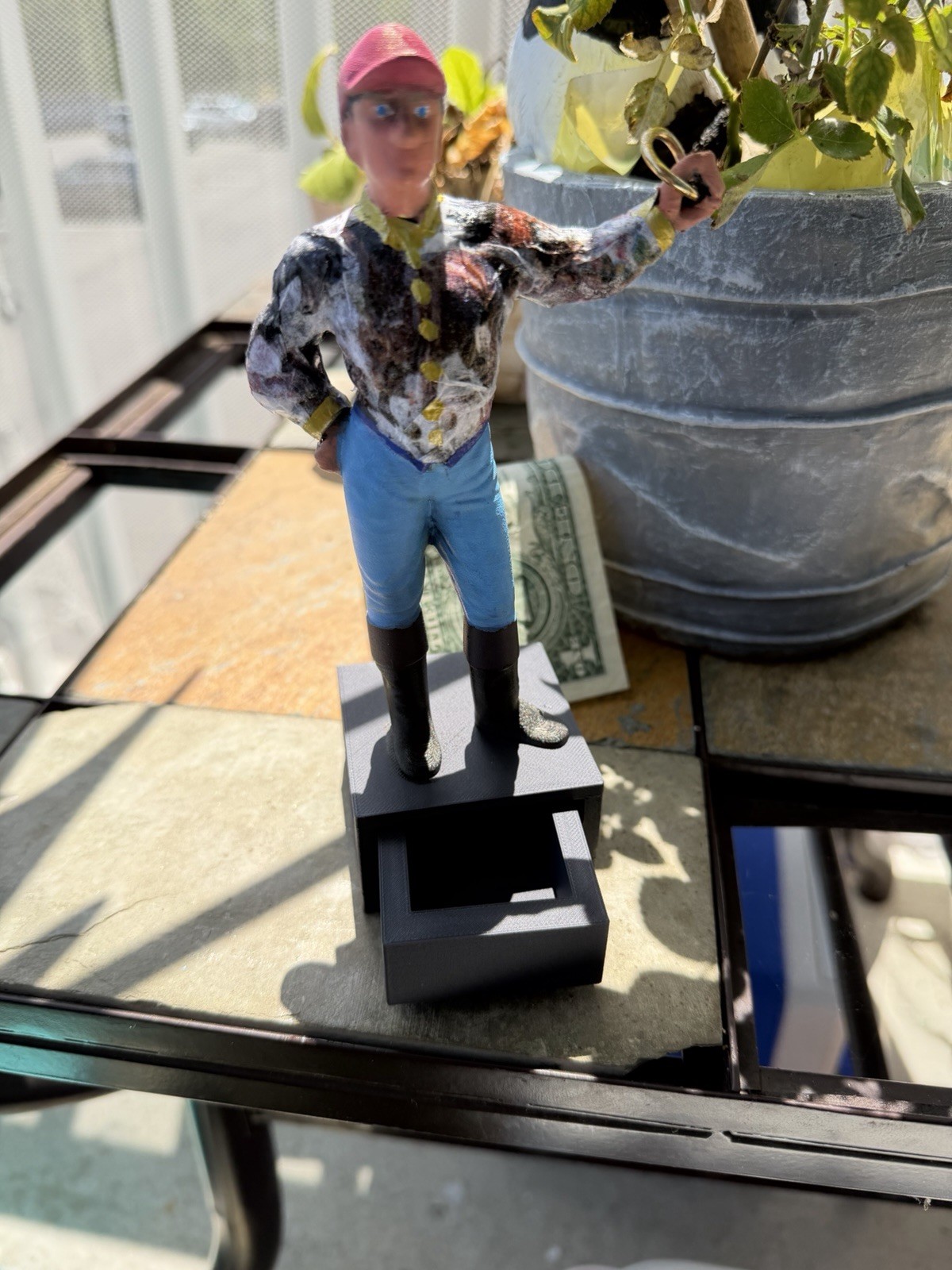 Saratoga desktop Jockey Small Kentucky Lawn Jockey Travers Saratoga Cavalier