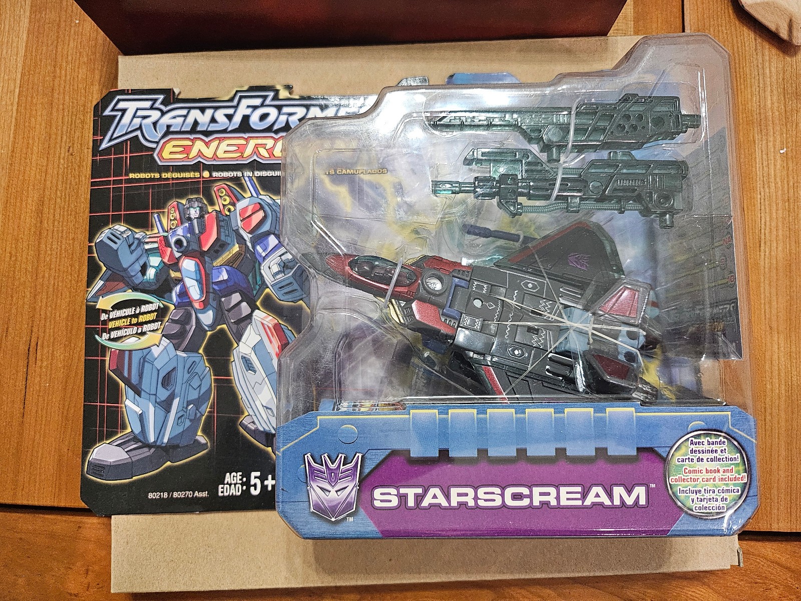 Transformers Starscream Energon Dark Variant Vintage 2003 Action Figure NEW