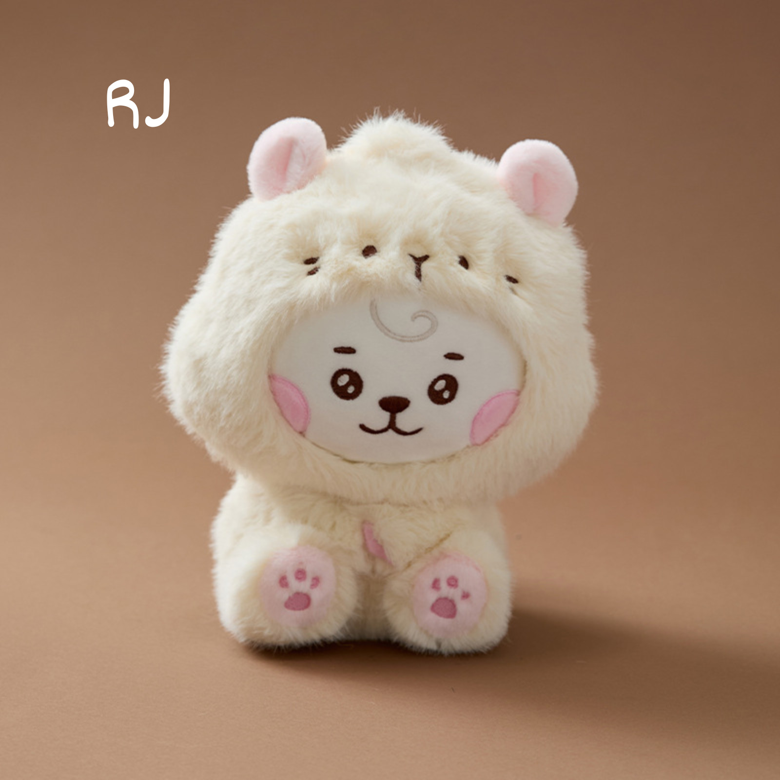 Official BT21 K-POP Baby More Fluffy Sitting Plush 9in