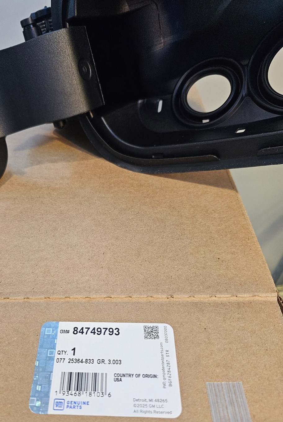 Genuine GM Fuel Tank Filler Pipe Housing 84749793 Genuine GM Fuel Tank Filler Pipe Housing 84749793